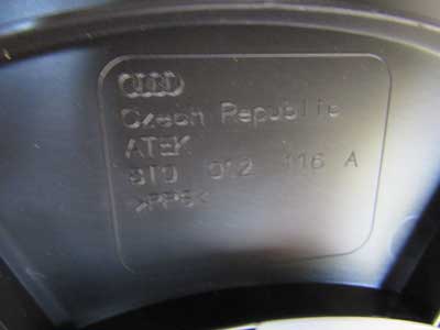 Audi OEM A4 B8 Spare Wheel Tire Rim Cover Panel 8T0012116A 2009 2010 20113
